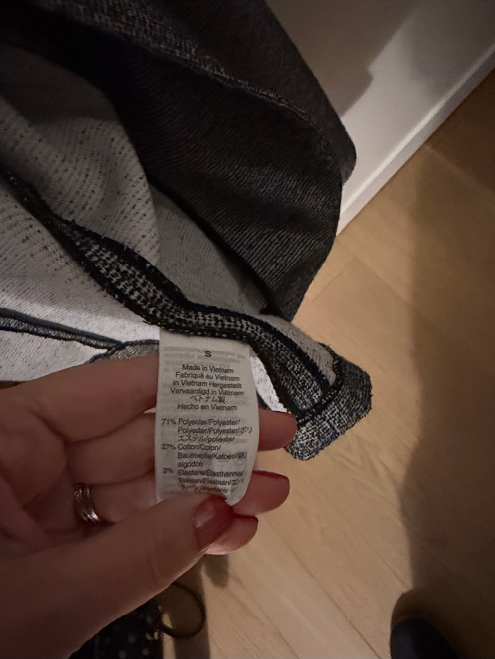 J. Crew Gray Open-Front Knit Blazer with Patch Pockets - Picture 5 of 5